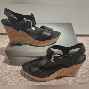 Franco Sarto | Black | Wedge Sandals | 9M